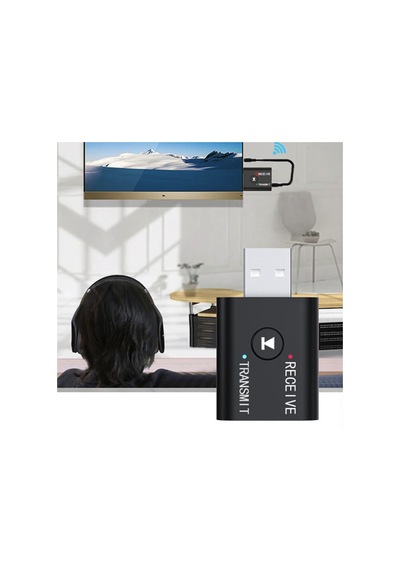 Kabloluyu Kablosuza Çevirin Bluetooth 2in1 Çevirici Dönüştürücü Adaptör Ve Fm Transmitter Aux Kiti