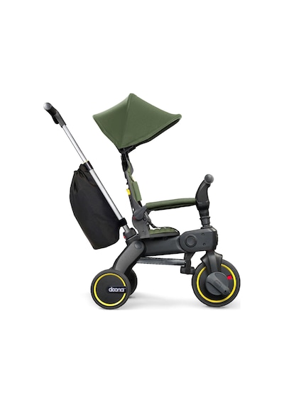 Doona Liki Trike Tek Parça Katlanır 3 Tekerlekli Bebek Bisikleti S3 Yeşil