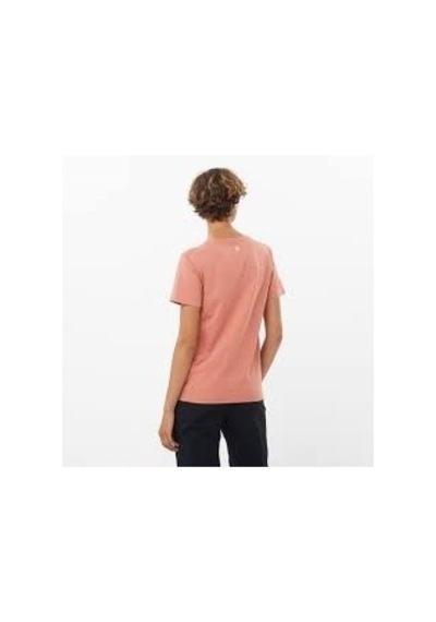 Salomon Logo Ss Tee W Lıght Mahogany// T-shırt Lc2217800 001