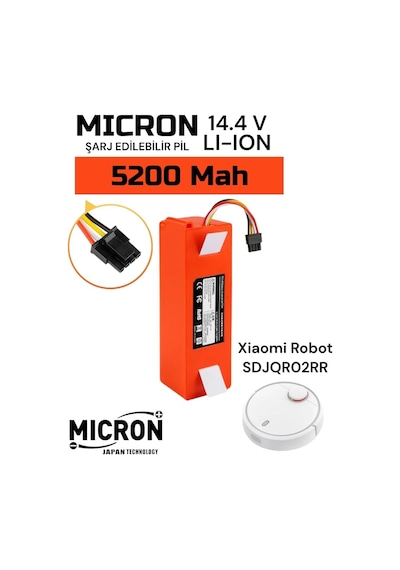 Xiaomi Mi Robot Vacuum Batarya Sdjqr02rr Kutulu 5200mah Robot Sü