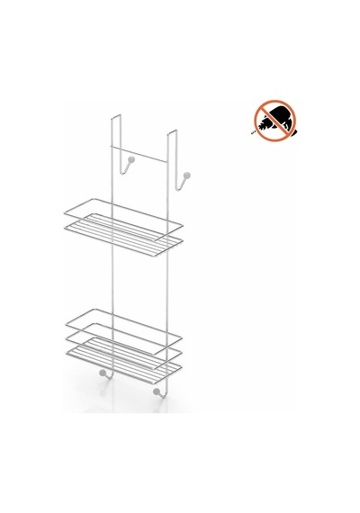 Teknotel Iki Katlı Duşakabin Rafı Krom Lm065 Çok Renkli