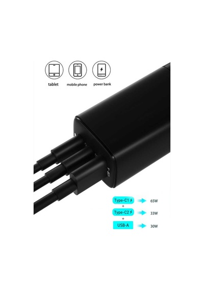 Wiwu Gan Tech Gtc6521-65W Power Adaptör Wiwu Gan Tech Gtc6521-65W Power Adaptör