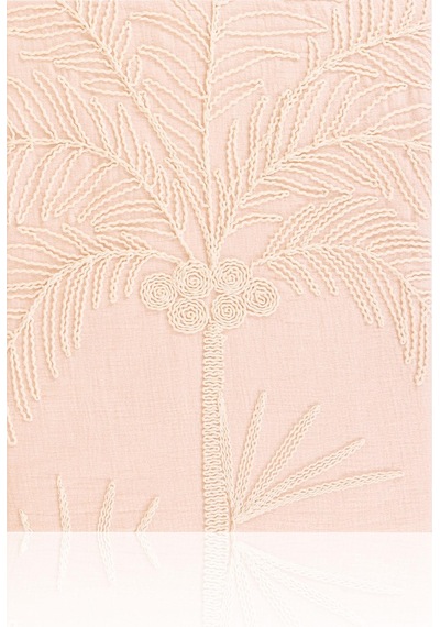 The Mia Throw Koltuk Şalı Püsküllü Pudra 170x130 Pudra