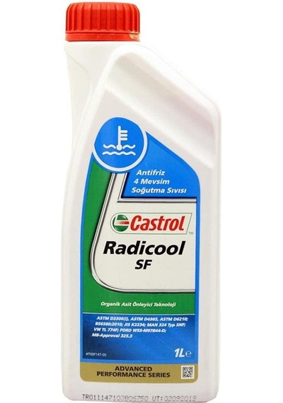 Castrol Radicool Sf 1 Lt Kırmızı Antifriz
