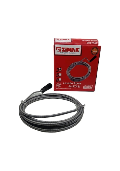 Zimak Lavabo Gider Açma Sustası 5m Zmk1612