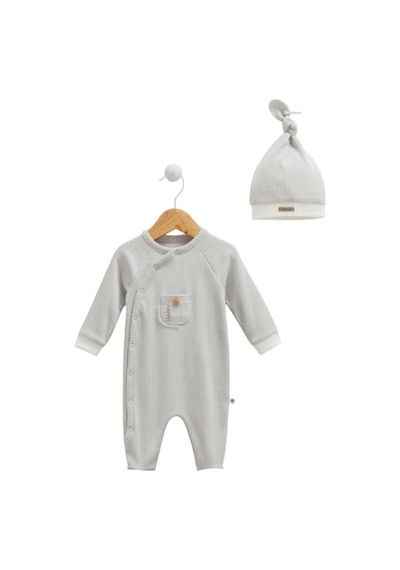 Caramell Patiksiz Bebek Tulum 1258 Gri