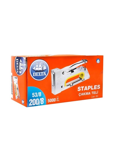 200/8 El Tabanca Teli 53/8 5000 Li Paket Delta Çakma Zımba Teli 53-8/200-8 200 Serisi