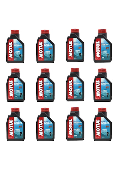 Motul Marine Outboard 2T 2 Zamanlı Tekne Motor Yağı 1 L 12 Adet