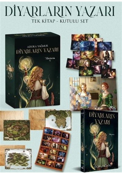 Diyarların Yazarı Wisteria 4 Ciltli Kutulu / Adora Yağmur