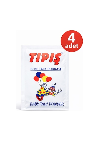Tıpış Bebek Pudrası Zarf 35 Gr 4lü