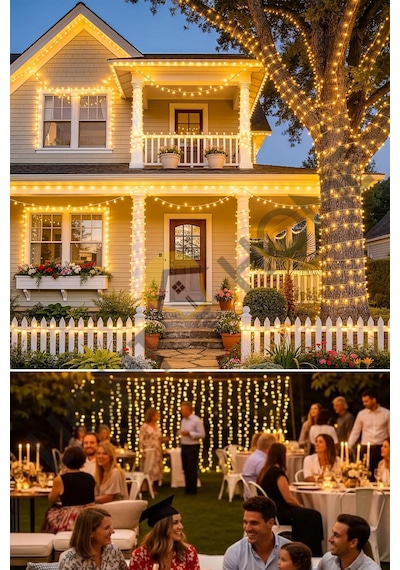 80 Led 10 Metre Pilli Gün Işığı Işık Zinciri Dekoratif Peri Led, Oda Yatak Odası Salon Masa Parti Düğün Noel Aydınlatması Sarı