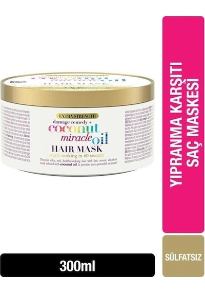 Organix Coconut Miracle Oil Hair Mask 300 Ml Saç Maskesi