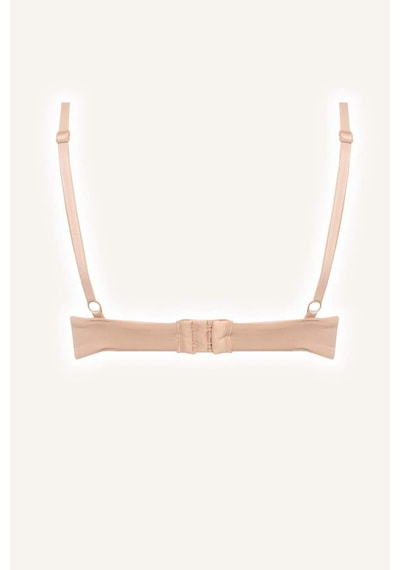Defacto Micro Kaplı Full Push Up Balenli Tişört Bra T8478az26spbg314 Bej-bg314