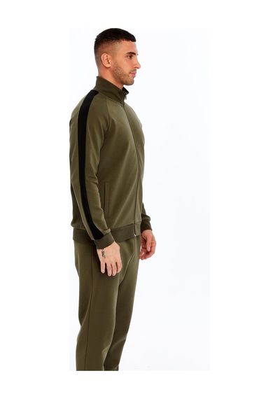 AR-MA Arma Erkek Slim Fit Reglan Kollu Fleto Cepli Tam Fermuar Dik Yaka Interlok Sweatshirt K30324989602 Haki