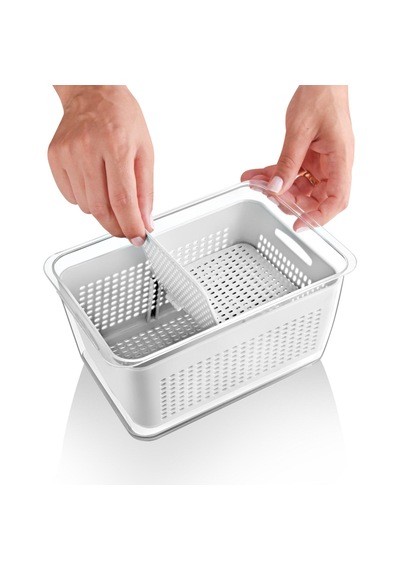5 Litre Organizer Sebze Meyve Buzdolabı İçi Düzenleyici Beyaz Ma208-b 1 Adet