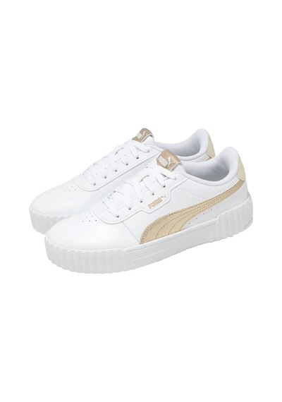 Puma Carina 3.0 Metallic Whisper Kadın Sneakers Günlük Ayakkabı 40451102 Beyaz