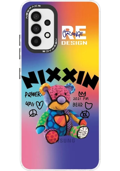 Newface Samsung Uyumlu Galaxy A33 5g Kılıf Estoril Desenli Kapak - Estoril - 11 Lila