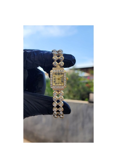 Zirkon Taşlı Kadın Kol Saati Goldiçigold - 655928412 Çok Renkli