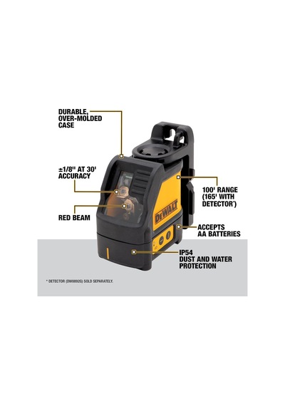 Dw088k/xj Lazer Distomat, 0.3 Mm/m Hizalama, Sarı/siyah