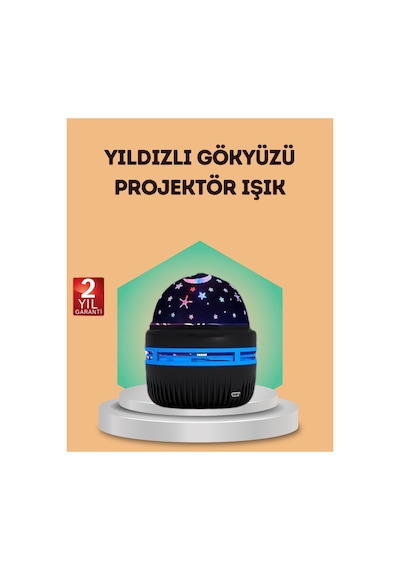 Usb Galaxy Projektör Lamba Romantik Atmosfer, Çocuk Odası, Parti Ve Düğün Işığı Belirtilmemiş Belirtilmemiş