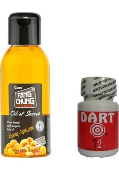 Acbox Hepsidahice Fang Chung Oil Of Secret 100ml Kayısı Aromalı Masaj Yağı + 30lu Dart72 Erkeklere Özel