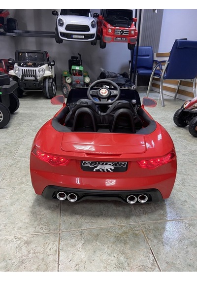 Akülü Araba Jaguar 12 Volt Kırmızı