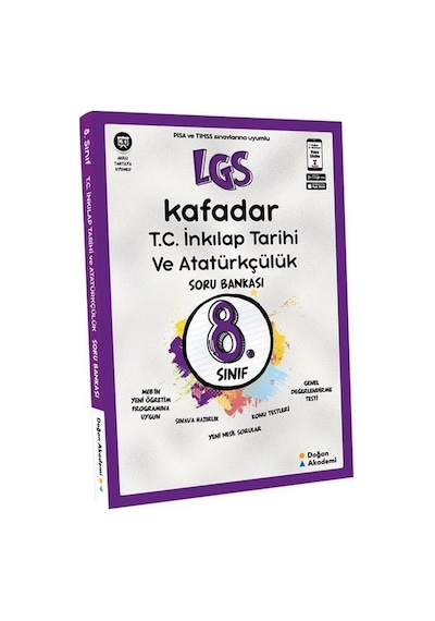 8.Sınıf LGS Kafadar T.C. İnkılap Tarihi ve Atatürkçülük Soru Bankası- Doğan Akademi