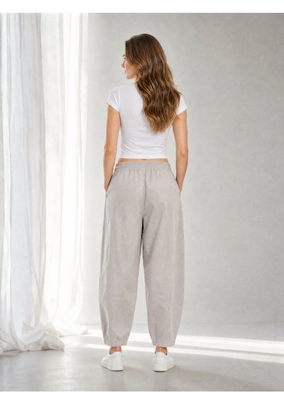 Nealirsanall.com Kadın Yüksek Bel Beli Lastikli Gabardin Balon Paça Pantolon - Dikiş Detaylı Rahat Kesim Şalvar Pantolon Çok Renkli Nealirsanall.com Kadın Yüksek Bel Beli Lastikli Gabardin Balon Paça Pantolon - Dikiş Detaylı Rahat Kesim Şalvar Pantolon Çok Renkli