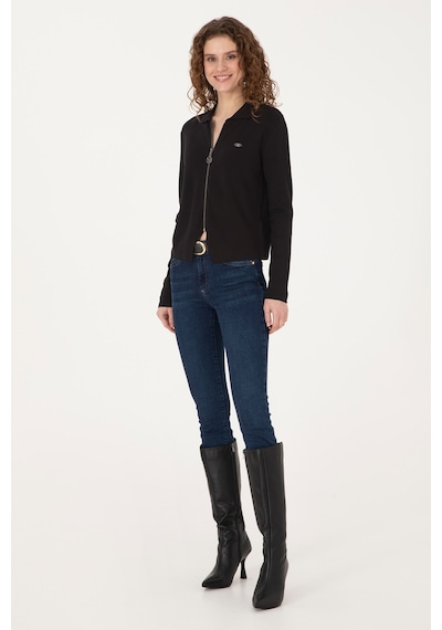 U.S. Polo Assn. U.s. Polo Assn. Kadın Siyah Hırka Triko 50317375-vr046