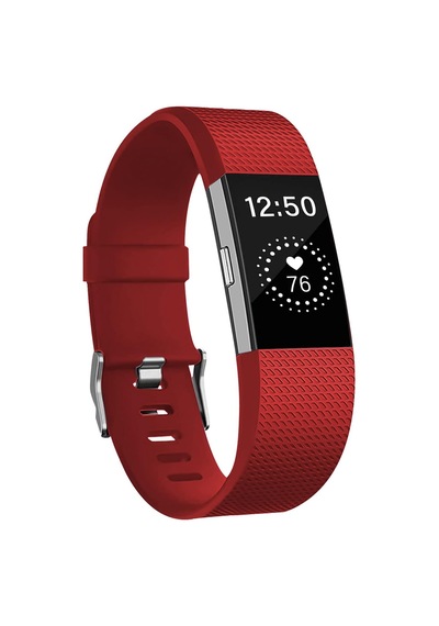 Fitbit Charge 2 İçin Kordon, Silicone Sport Band Mor