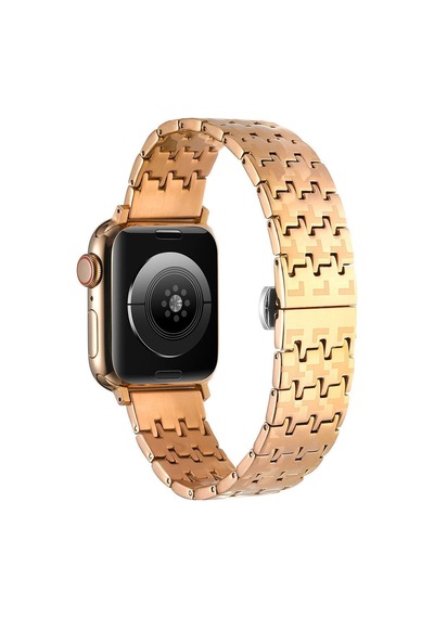 Watch 42mm Uyumlu Krd-86 Metal Kordon Zore Gold