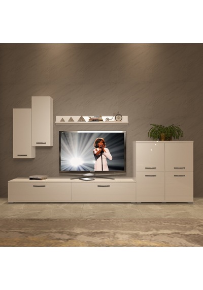 Decoraktiv Eko 6 Slm Std Tv Ünitesi Tv Sehpası Beyaz