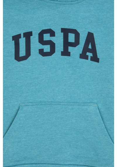 U.S. Polo Assn.  Erkek Çocuk Koyu Mint Melanj Sweatshirt 50314005-vr154 Koyu Mınt Melanj