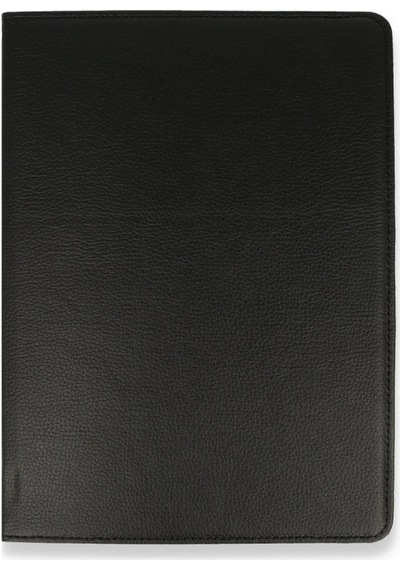 Samsung Galaxy Uyumlu X800 Tab S8 Plus 12.4 Kılıf 360 Tablet Deri Kılıf - Siyah Kapaklı Kılıf