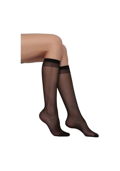 Daymod Süper 15 Dizaltı Pantalon Çorabı Siyah
