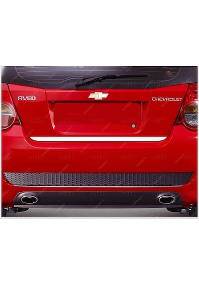 Chevrolet Aveo Hb Krom Bagaj Alt Çıtası P.Çelik 2005-2011 Arası