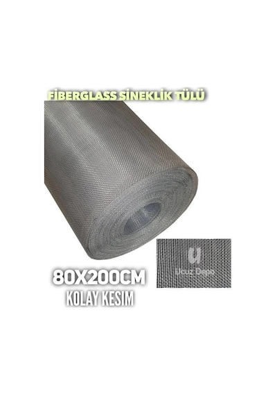 Fiberglas Sineklik Teli 80x200 Sineklik Tülü Sağlam Kolay Kesilebilir Çam