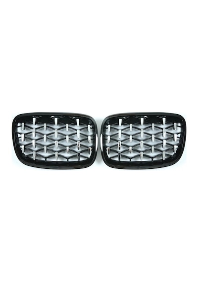 Bmw X5 E70 Diamond Ön Panjur Izgara 2006-2013 Arası Pianoblack