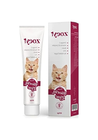 Kedi Deri Ve Tüy Sağlığı İçin Biyotin, Çinko Ve Omega 3 Macunu - 100 Gr
