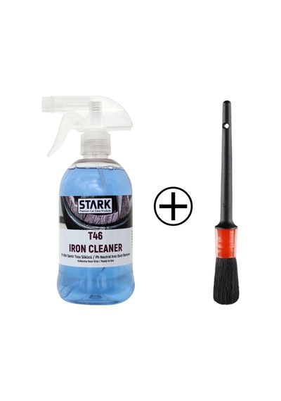 Stark T46 Ph Nötr Demir Tozu Sökücü 500ml + Detay Fırçası 2 Li Set