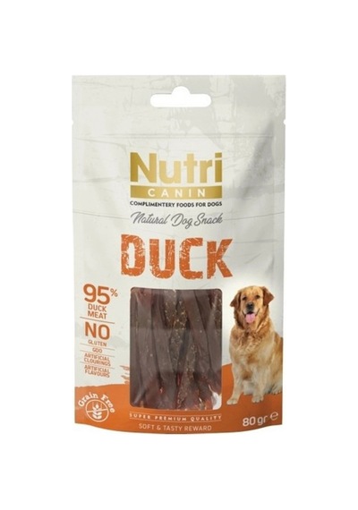 Nutri Canin Tahılsız Ördek Etli 80 Gr Köpek Ödül Maması