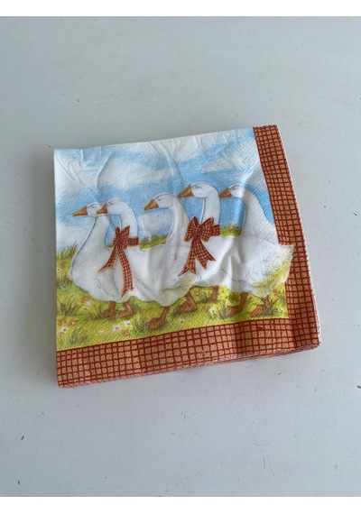 Herlitz Decor Ördek Desenli Kağıt Peçete 20li 33x33cm