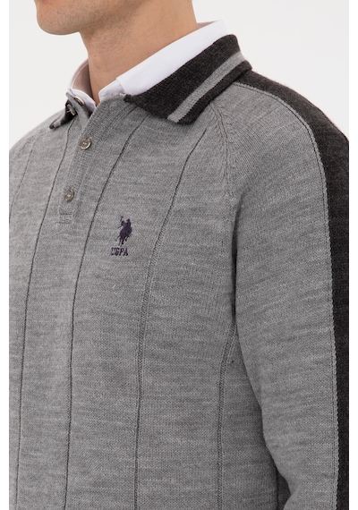 U.S. Polo Assn. U.s. Polo Assn. Erkek Gri Kazak /triko 50315043-vr024