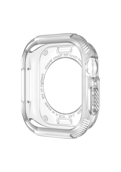 Forzacase Apple Uyumlu  Watch 10 42mm İle Önü Açık Armor Silikon Tpu Kasa Koruyucu Kılıf - Fc794 Şeffaf