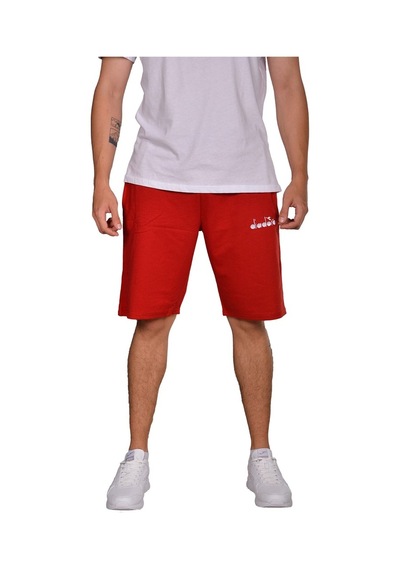 Diadora Mesa - Pamuklu Kırmızı Spor Şort - Dıadoramesa