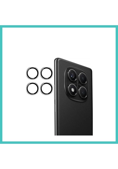 Ny Joy Joko Redmi Note 14 Pro 4g Uyumlu Pvd Metal Kamera Lens - Gümüş Nyjoybz