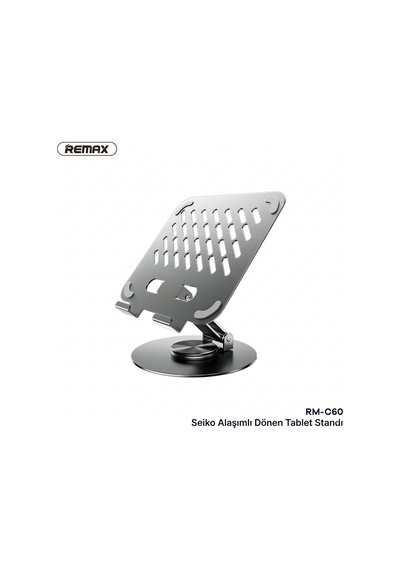 Remax Rm-c60 Precision Alloy 360 Döner Metal Masaüstü Tablet Ve Telefon Tutucu Stand
