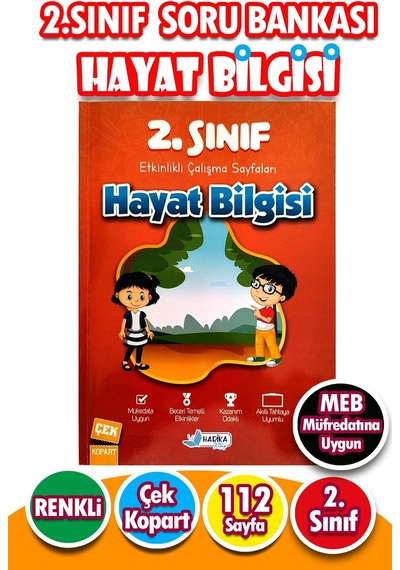 2.sınıf Hayat Bilgisi - Etkinlikli Çalışma Ve Soru Bankası Kitabı