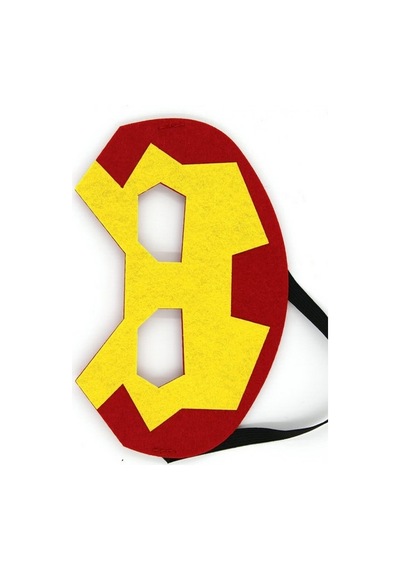 Schulzz Ironman Lastikli Keçe Çocuk Maske