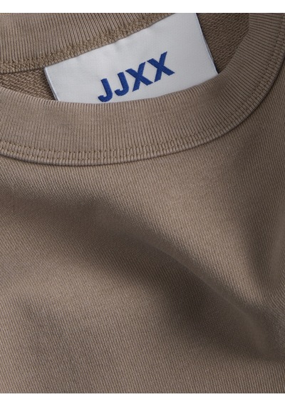 Jack & Jones Kadin Sirt Baskili Sweatshirt - Athletico - 12285948 Desert Taupe